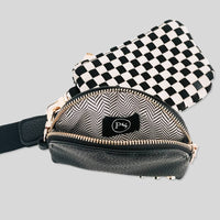 Wonderlust Woven Dual Pouch Wristlet 