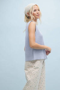 KNIT SWEATER VEST / WL25-10205