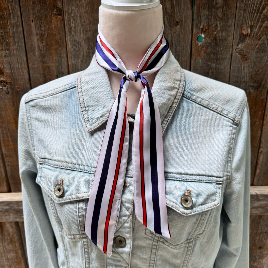 Red, White and Blue Stripes Twilly