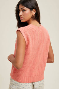 KNIT SWEATER VEST / WL25-10205