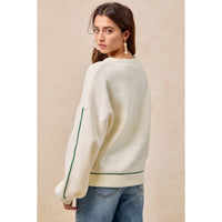 Catcus Embroidered Crew