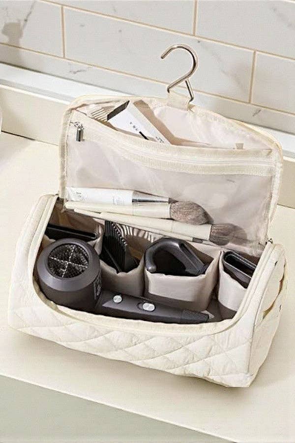 Penelope Pink Floral Cosmetic Case