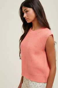 KNIT SWEATER VEST / WL25-10205