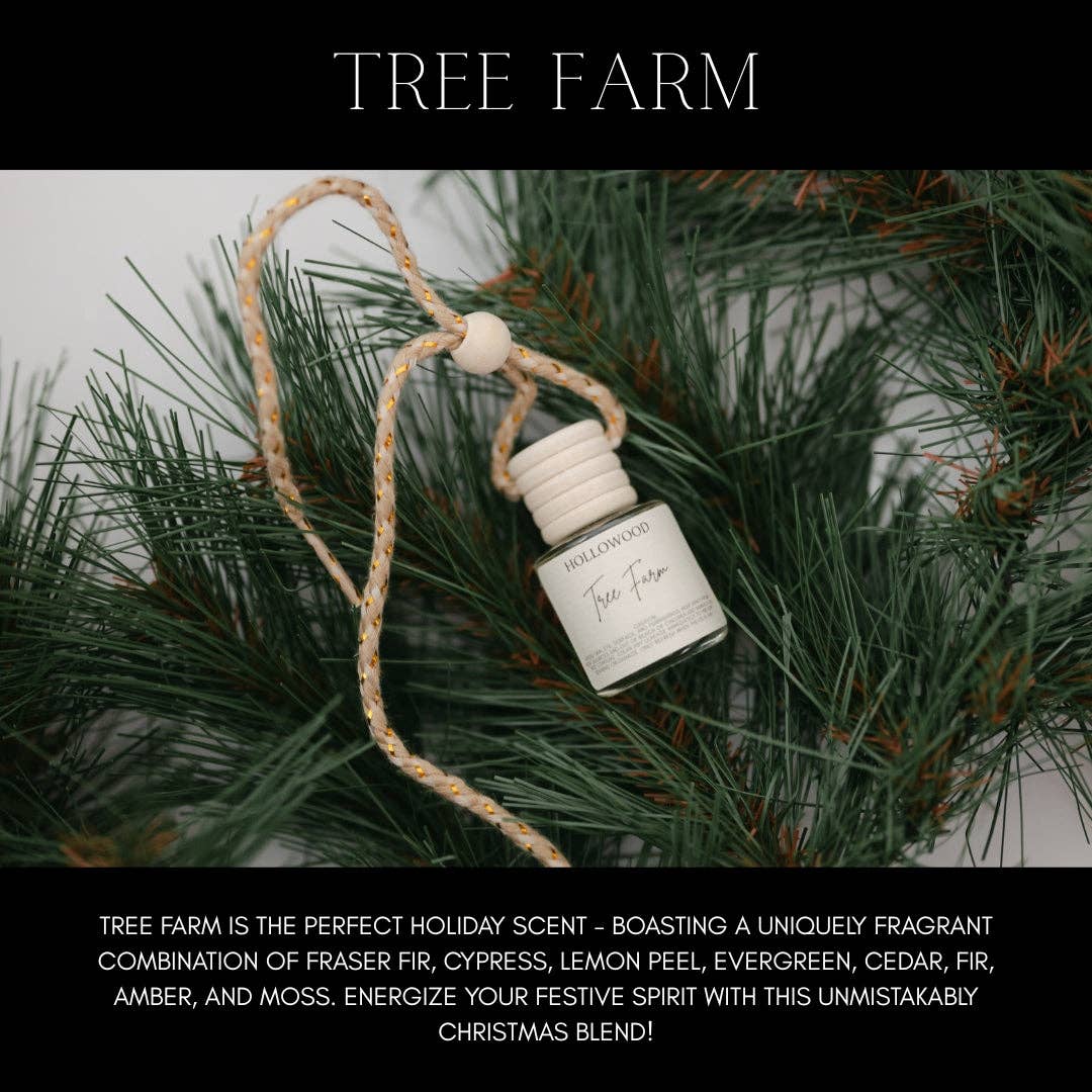 HOLIDAY CAR DIFFUSER: TREE FARM